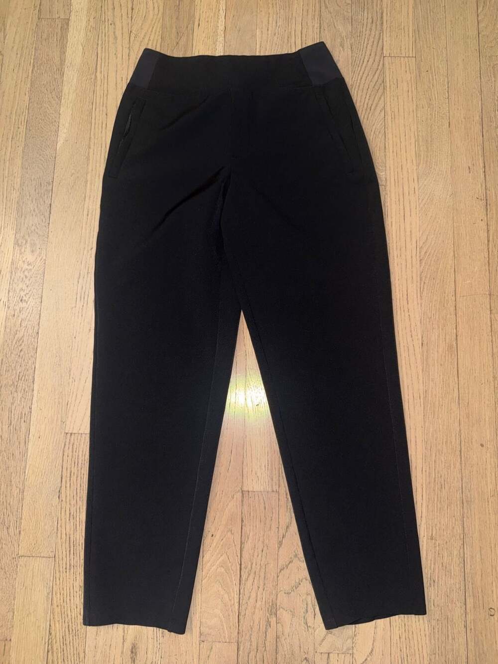 Athleta Endless High Rise Pants Size 2 Black Stretch Pull On Ankle